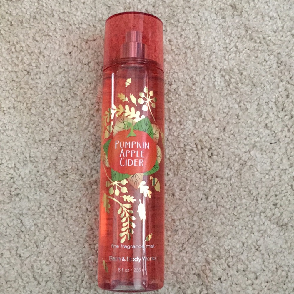 Pumpkin Apple cider bath & body works body splash